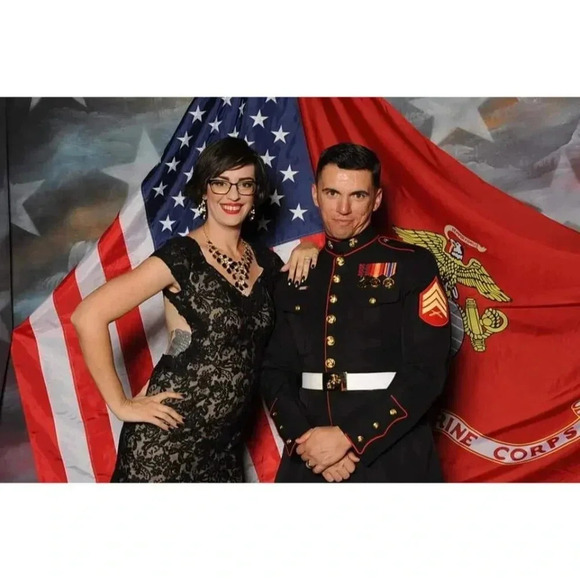 Royal Queen Collection Black Lace Overlay Trumpet Ball Gown 8 - Picture 9 of 9